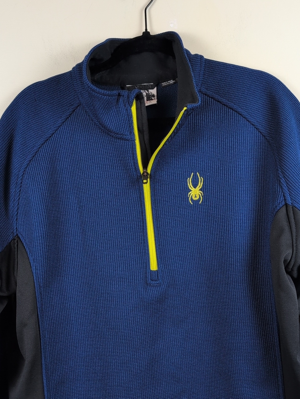 Spyder Outbound Half-Zip Men's Blue Performance Sweater Size XXL - Picture 4 of 11